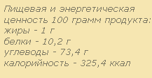 Хлебопекарная смесь "Варшавская", состав